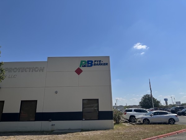 Exterior building signage for Pye Barker and Protection LLC, installed by E&A Signs