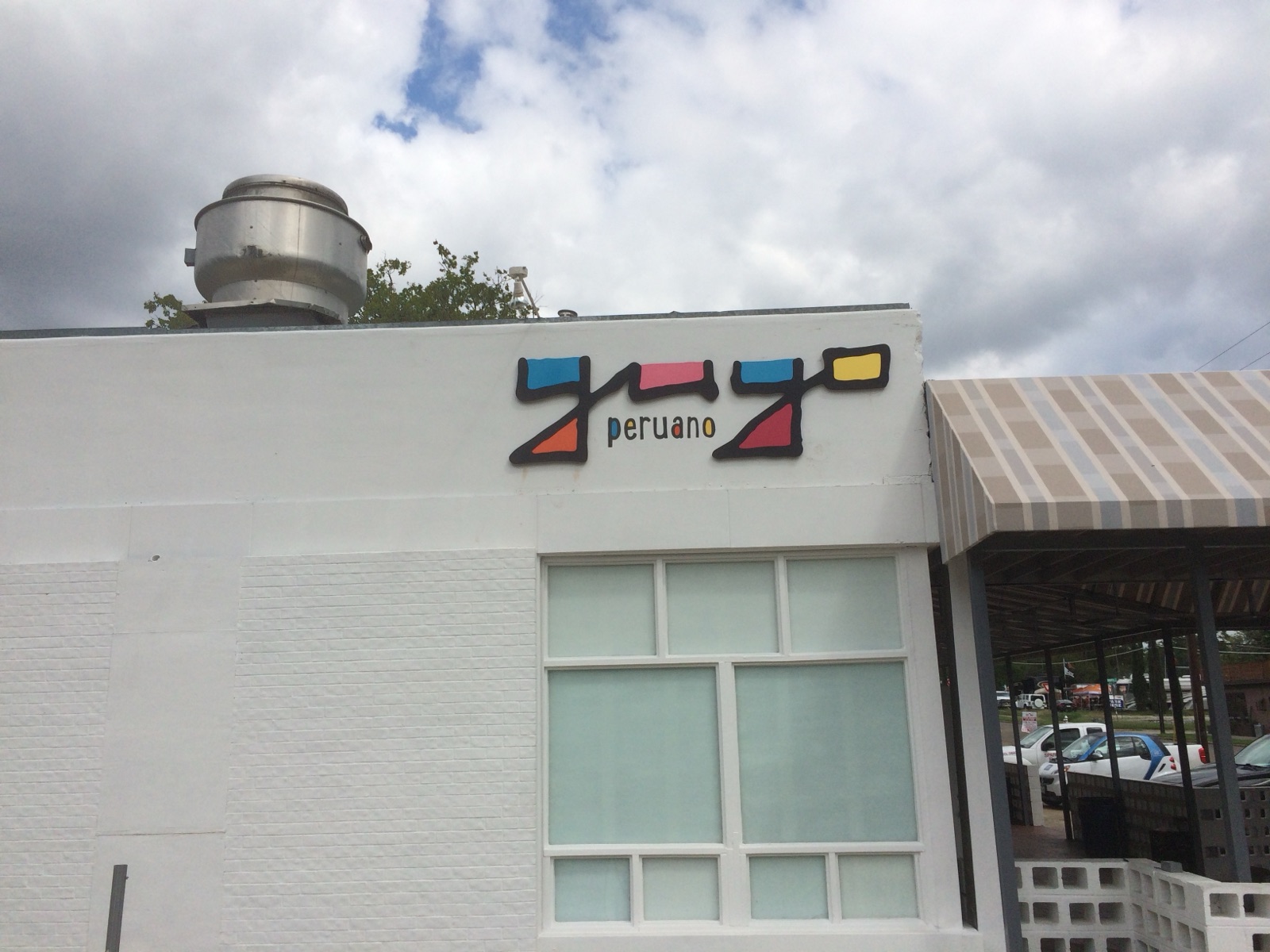 Exterior dimensional letters reading peruano, installed by E&A Signs